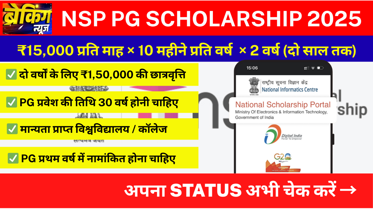 NSP PG SCHOLARSHIP 2025