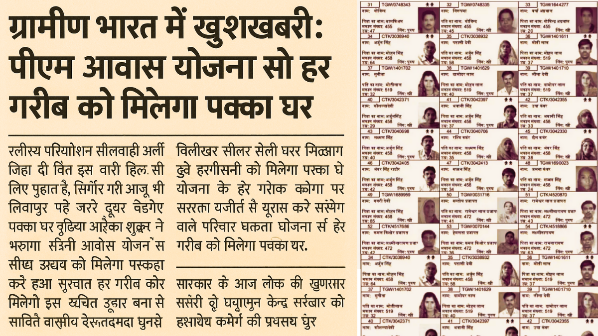 PM AWAS YOJANA